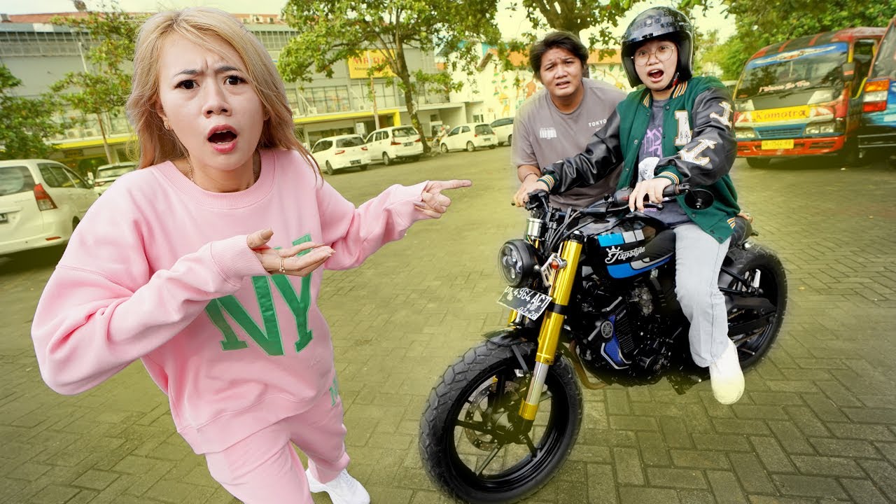 AJARIN PUTRI NAIK MOTOR BARU!! INI YANG TERJADI!!