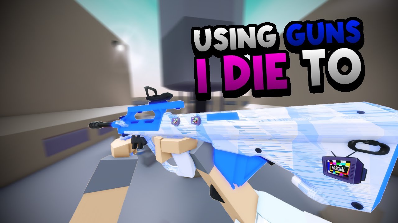 Using guns I die to (Roblox Bad Business)