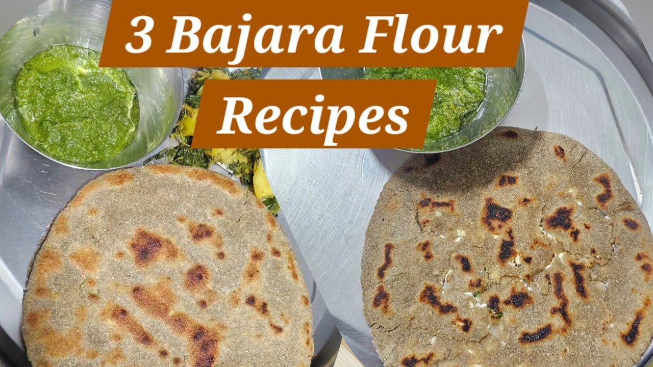 3 Healthy Bajra Recipes l Bajra Flour Indian Recipes#healthyrecipes #winterrecipes #winterspecial