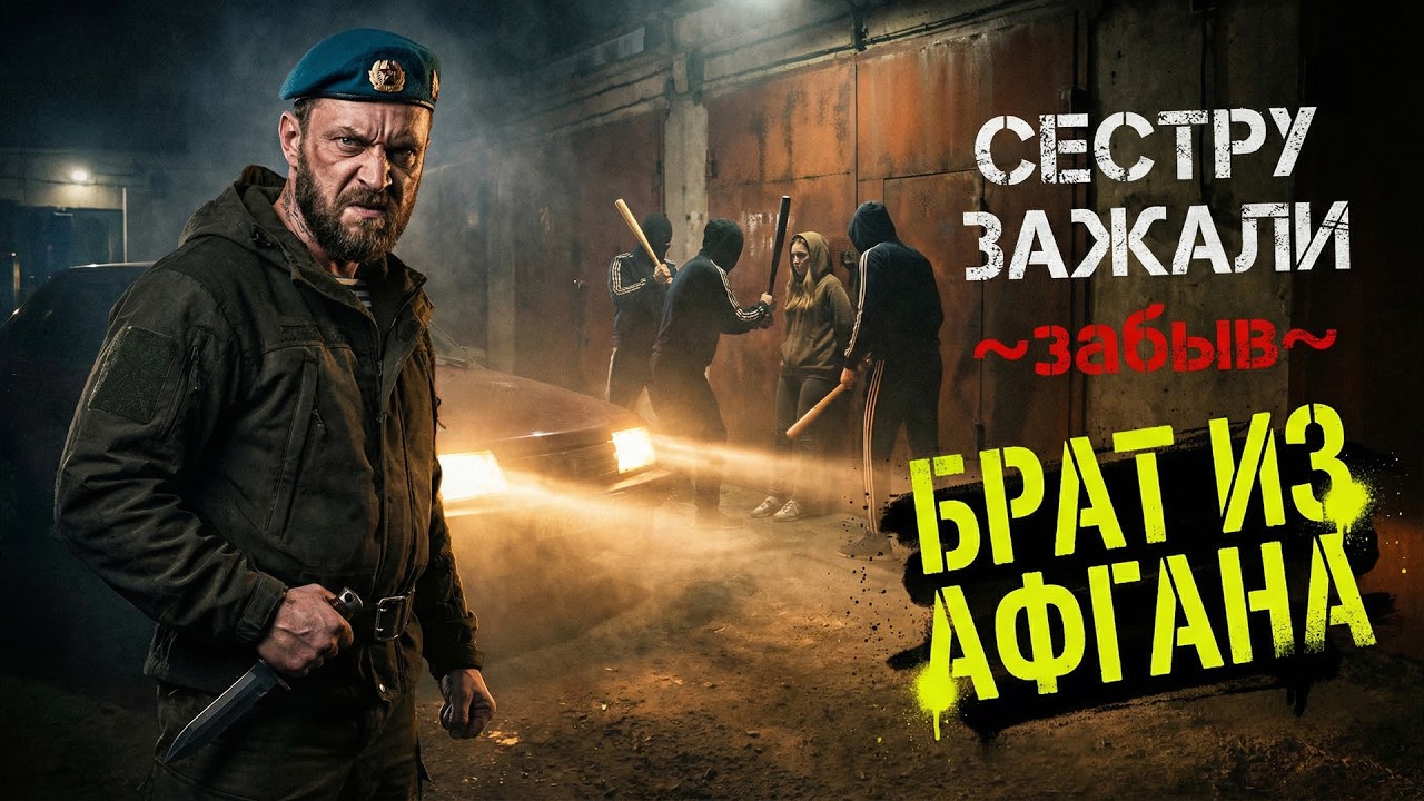 Отморозки ЗАЖАЛИ девушку в гаражах, забыв что её брат прошёл Афганский АД...