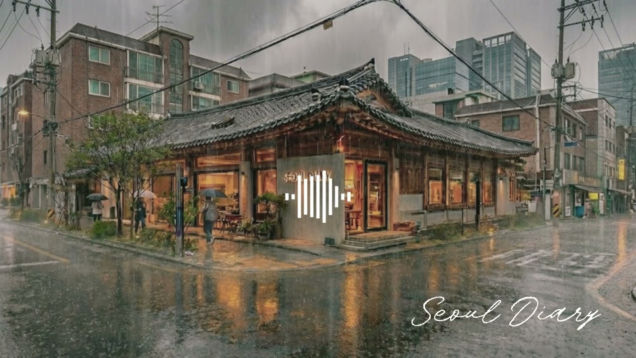 Rainy Night in Seoul 🌧️ Korean Retro Lo-fi [Sad & Relaxing]