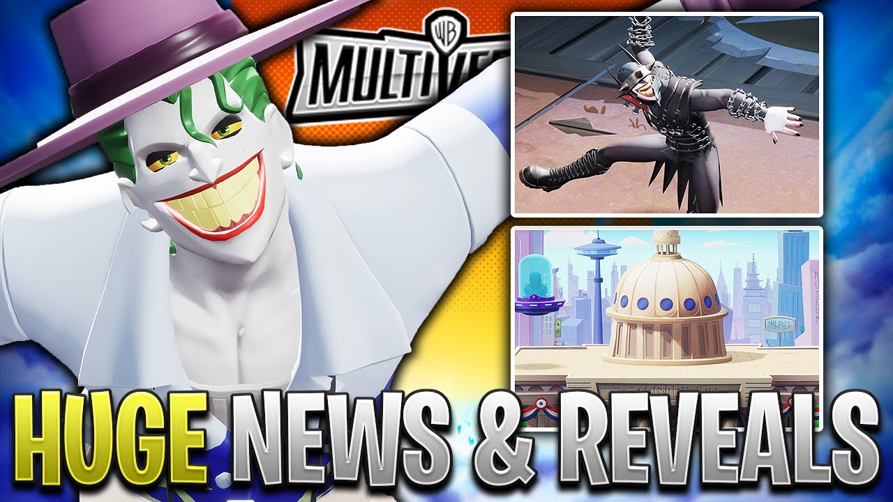 HUGE MultiVersus News & Reveals (2 New Stages, Skins, Joker Full Moveset Gameplay)