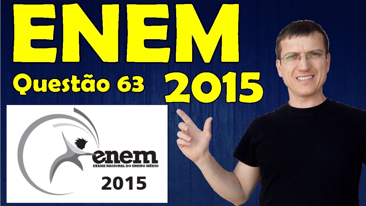 ENEM 2015 - QUESTÃO 63 - PROVA AZUL - FISICA - Prof. Marcelo Boaro