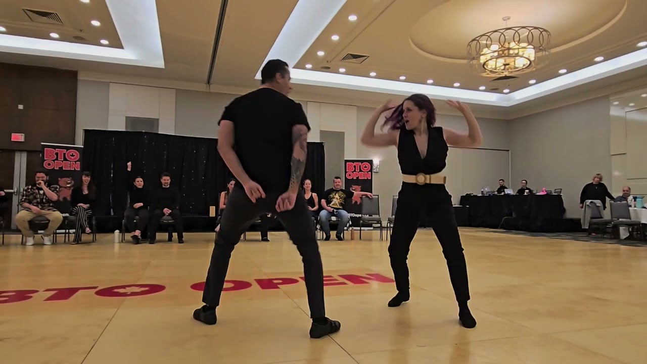 Flore Berne and Hugo Miguez at BTOOPEN.CA 2024