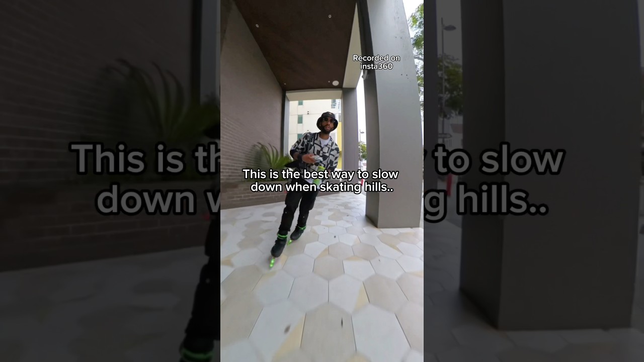 Advanced Skater Tips For Hills 🔥😱 #rollerblading #streetskating #summertime #shorts