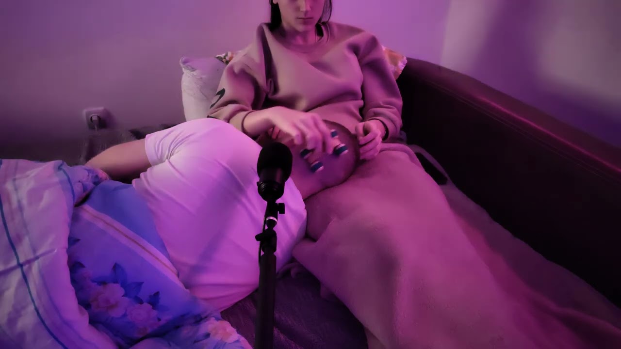 ASMR Peaceful Lap Cuddles with Gentle Hair Play for Deep Sleep