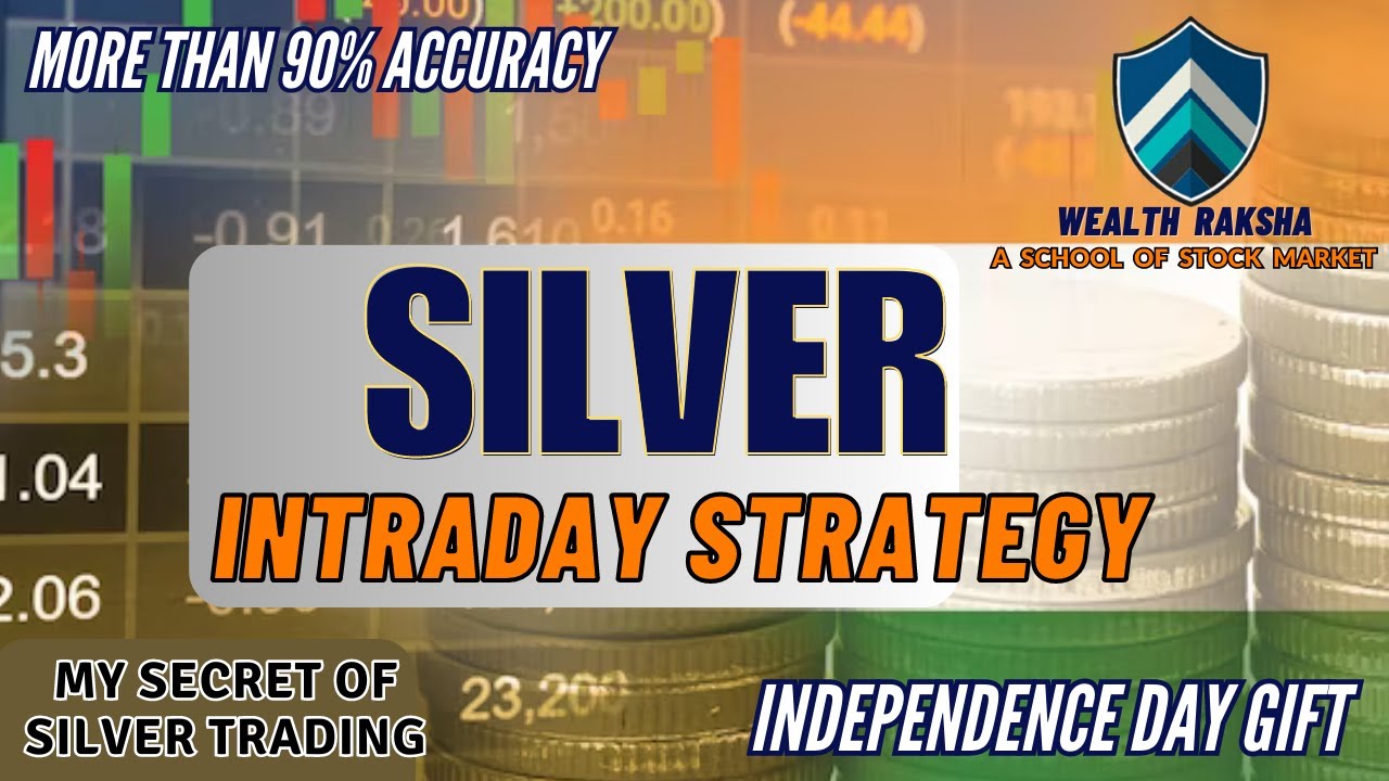 🚀 Silver Day Trading Strategy with ZERO Risk || सिल्वर में Trade करके Daily कैसे कमाएं #WealthRaksha