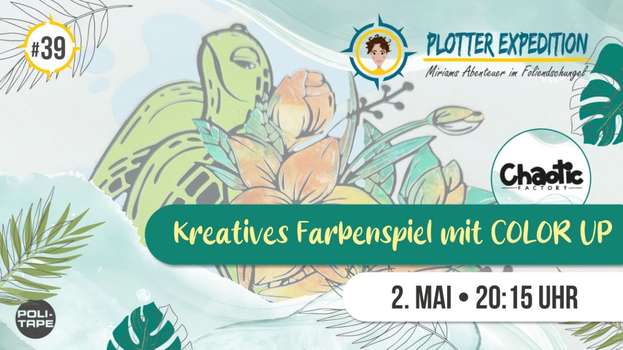 Plotter Expedition #39 - Kreatives Farbenspiel mit COLOR UP