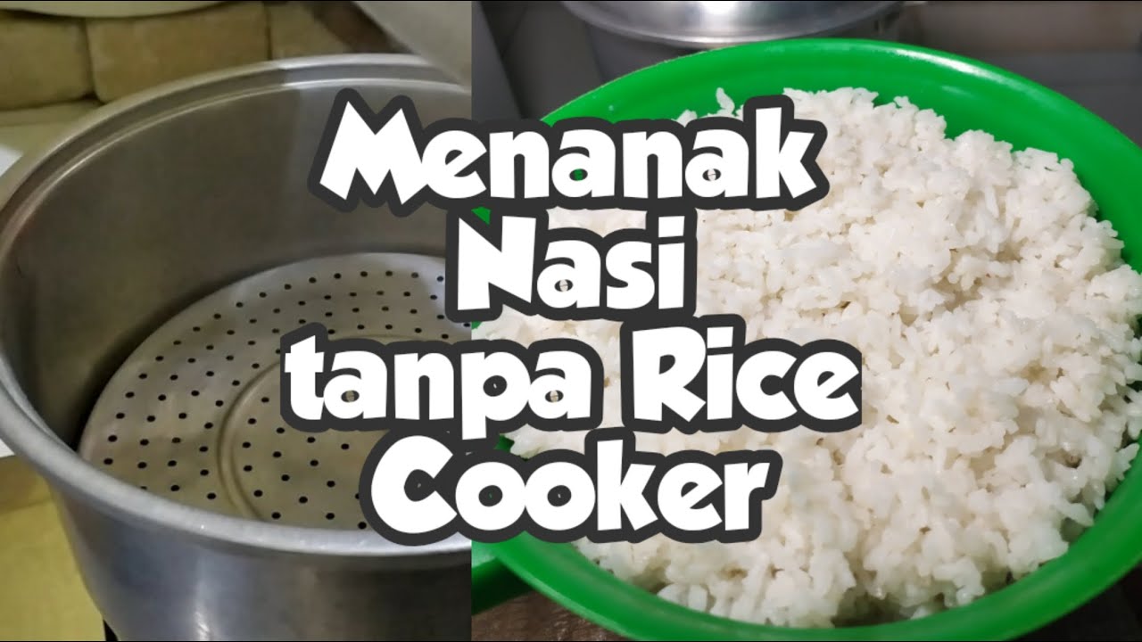 Cara Mudah Masak Nasi di Kompor + Dandang