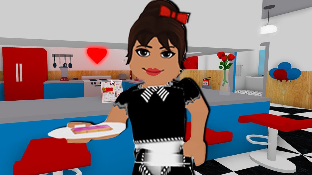 FIRST DAY WORKING AT THE DINER | Bloxburg roblox