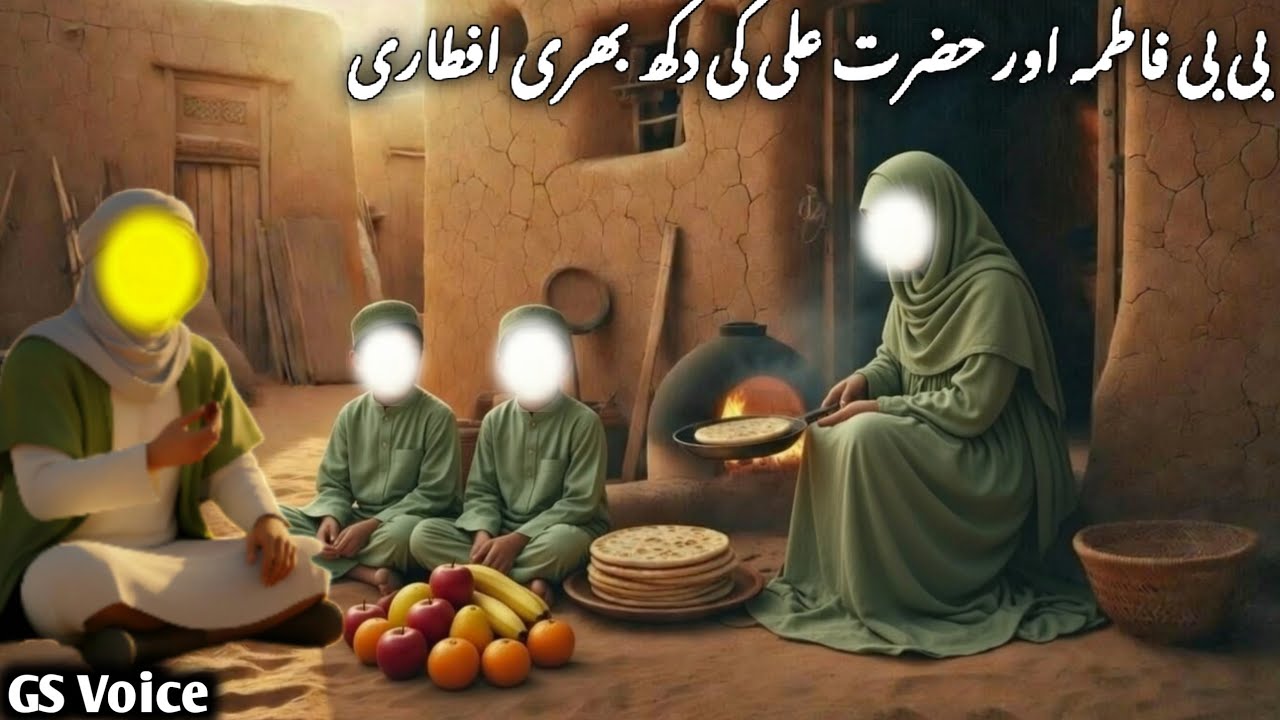 Hazrat Bibi Fatima ki Dukh bhari iftari ka Waqiya | Islamic saccha Waqiya |