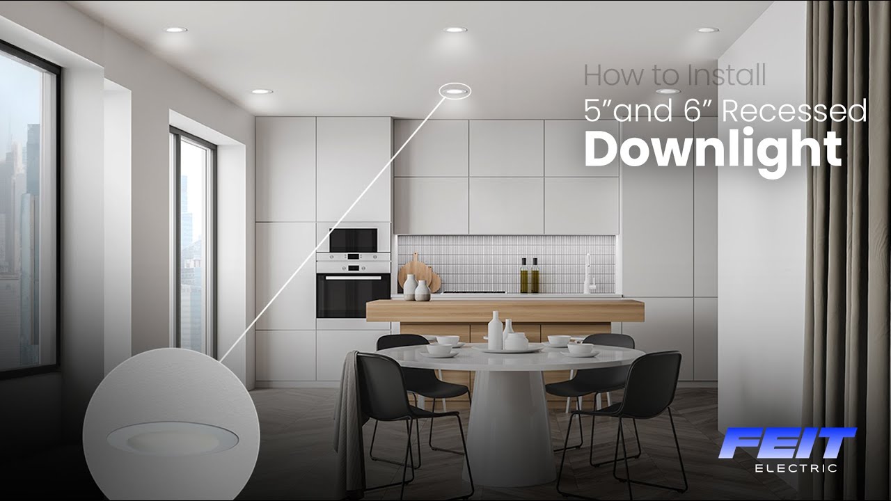 How to Install 5 and 6-Inch LED Recessed Downlights