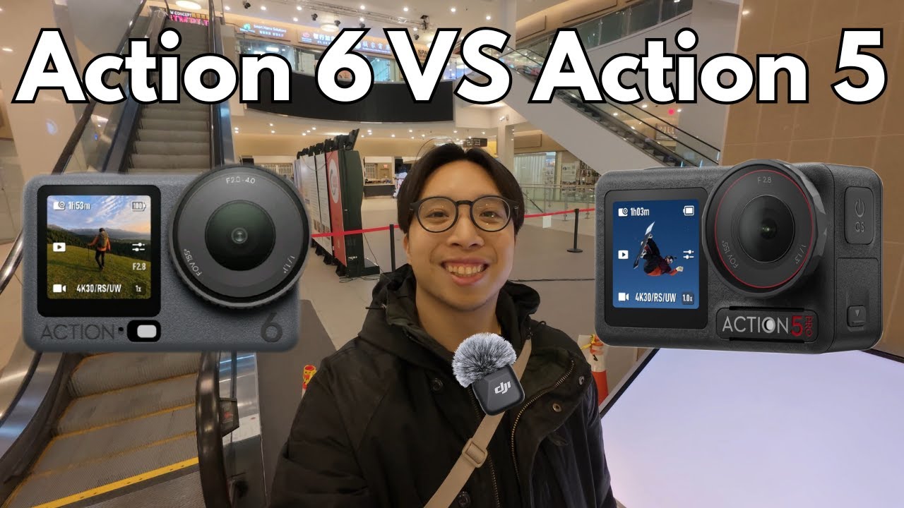 DJI Action 6 vs DJI Action 5 Pro — The BEST Action Camera for Vlogging?