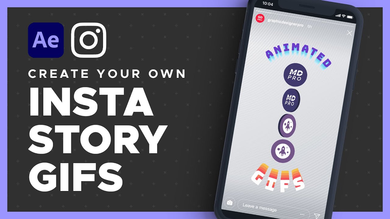 How to Make Custom GIFs AND get them on Instagram Stories | After Effects and GIPHY Tutorial