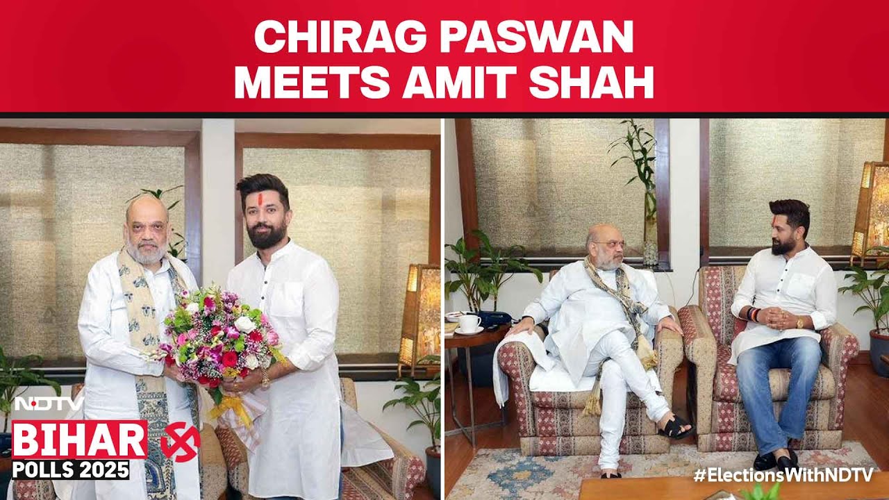 Bihar Election News | Chirag Paswan Meets Amit Shah, Finalise NDA's Campaign Strategy