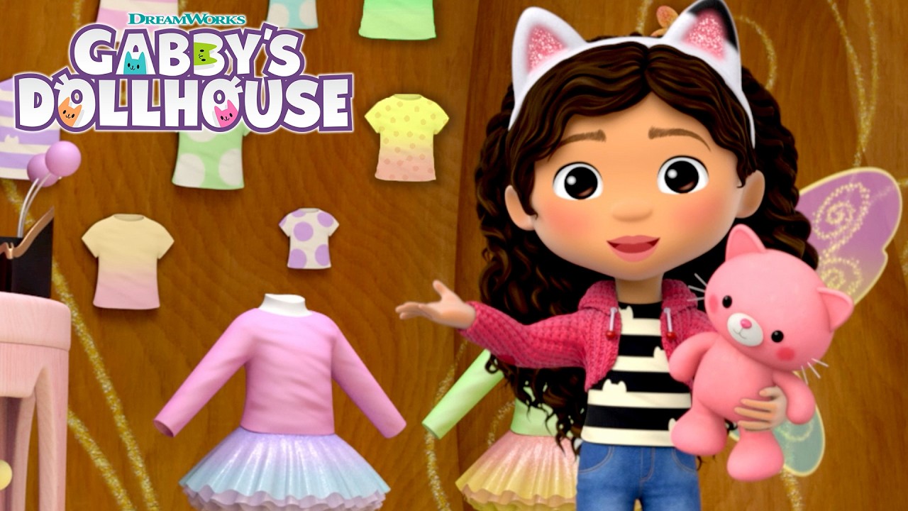 Gabby Needs Help Decorating Her Kitty Bear! | GABBY'S DOLLHOUSE