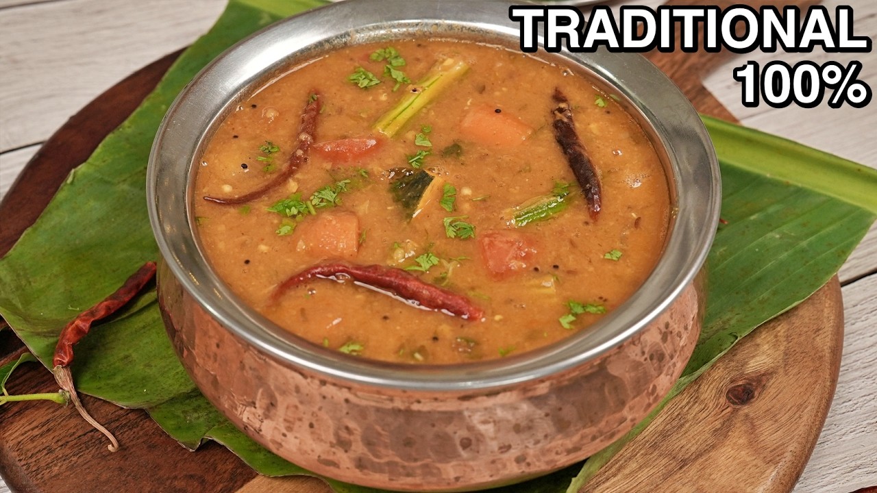 Most People Make Sambar Wrong - Here’s the Authentic Way | Authentic Sambar in 30 Minutes