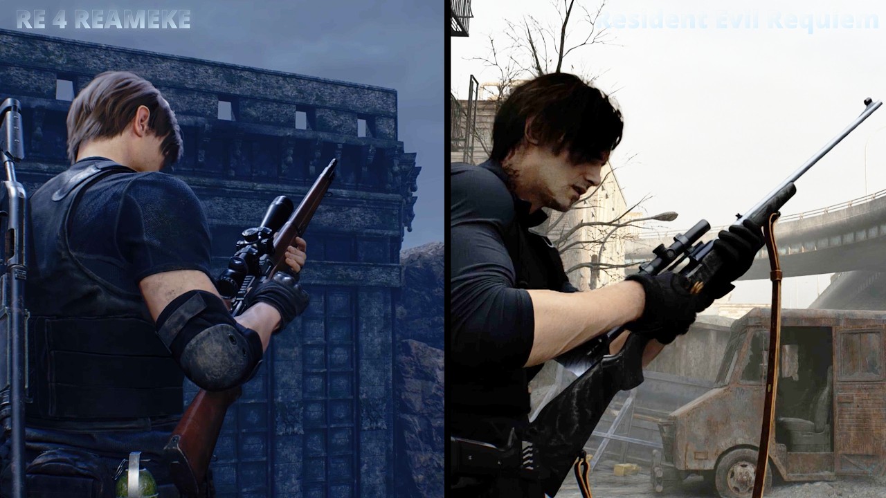 Resident Evil 4 Remake vs Resident Evil 9: Requiem &ndash; Weapons, Sound & Reload Comparison