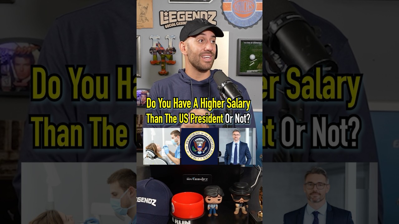 Who Has A Higher Salary, The President Or These Jobs? #shorts #president #salary #dentist #doctor