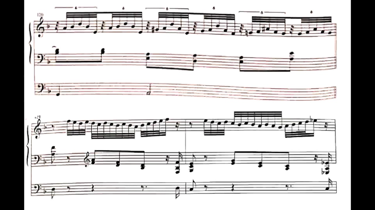 И. С. Бах - Чакона из партиты для скрипки соло №2 ре-минор, BWV 1004 Транскрипция для органа