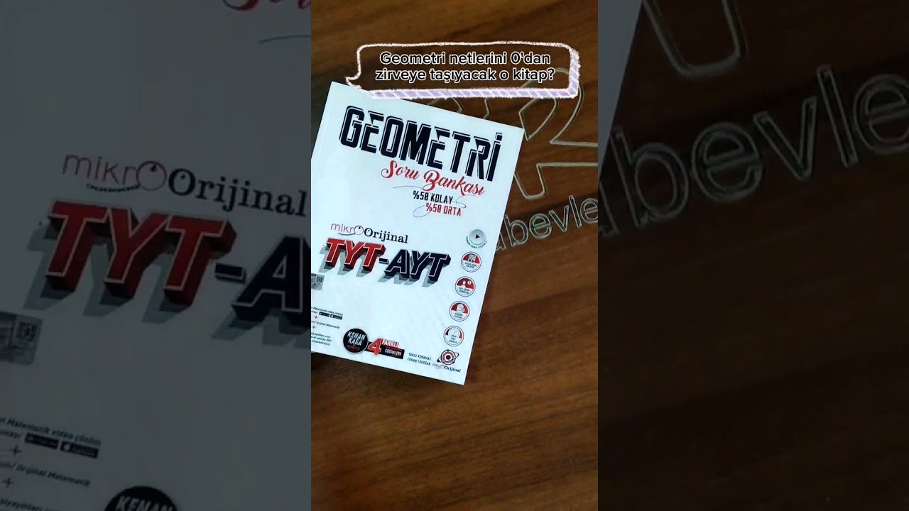 Mikro orijinal yayınları Geometri Soru Bankası #keşfet #2024yks #ayt #kaynak&ouml;nerisi #tyt #yks