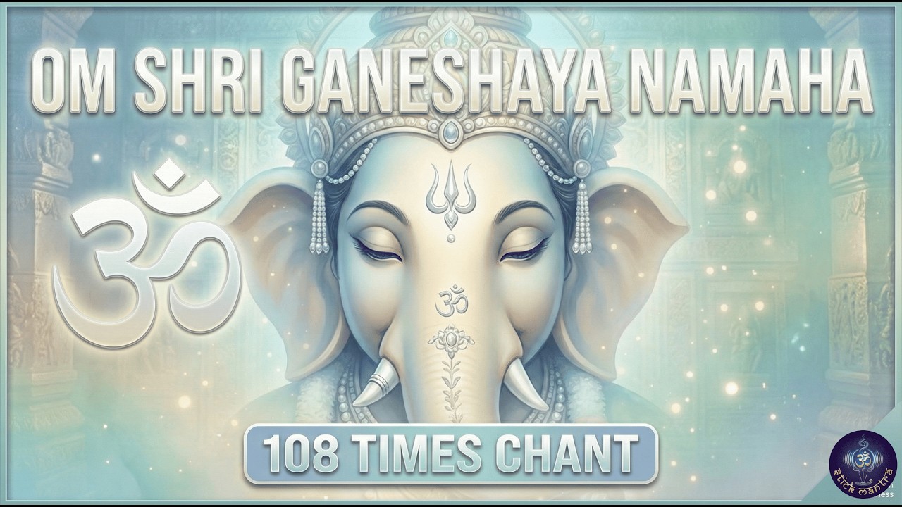 Om Shri Ganeshaya Namaha | Ganesh Mantra 108 Times | Powerful Ganpati Chant for Success & Peace