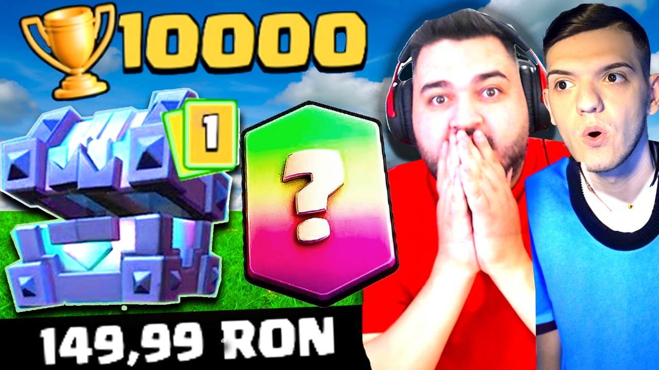 Primul Opening cu Madalin la 10,000 TROFEE pe Clash Royale..