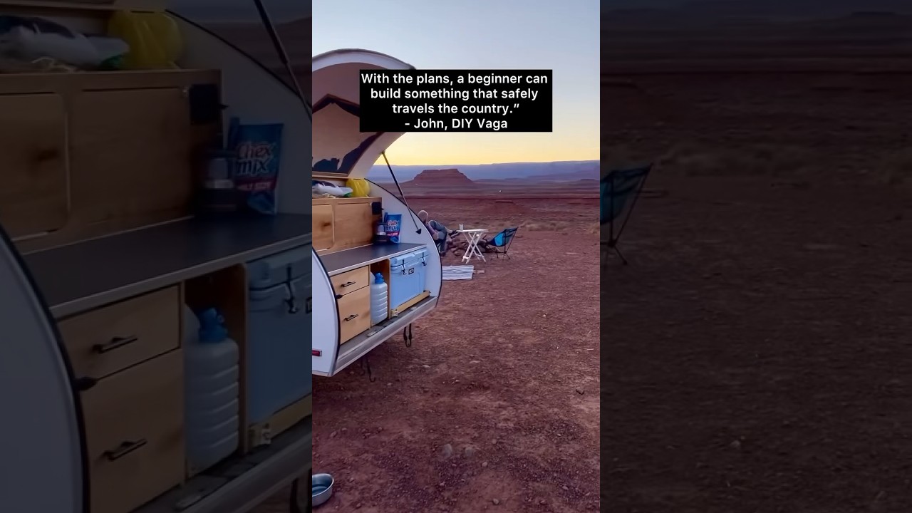 Teardrop build for beginners! #tinycamper #teardroptrailer #camperbuild
