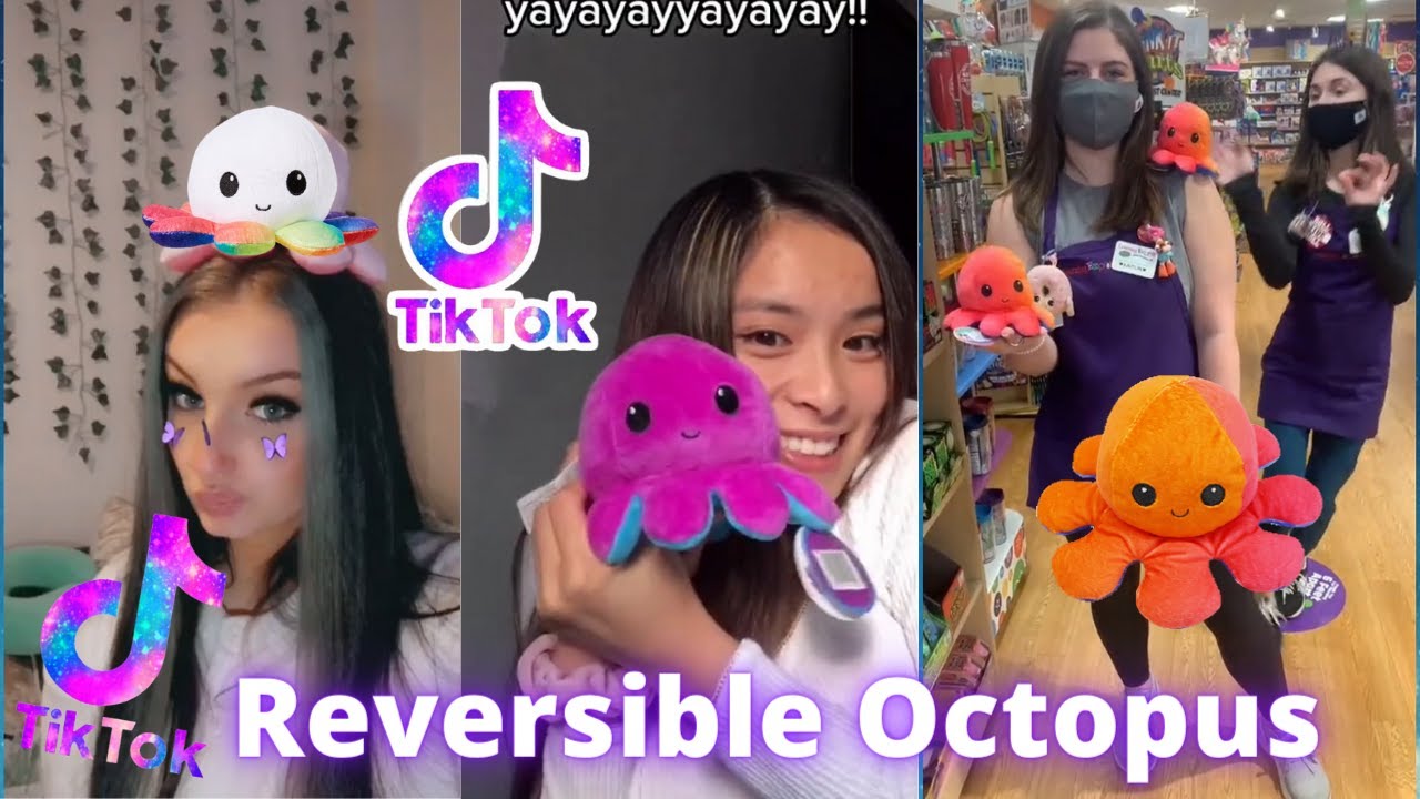 Reversible Octopus TikTok Compilation | Pulpo Reversible #reversibleoctopus #octopusplush #tiktokgo