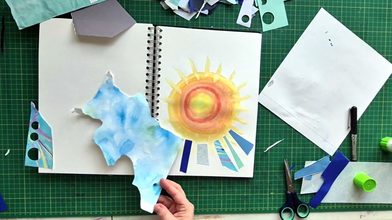 10-minute Art Meditation | Watercolour Art ASMR | Affirmation Art