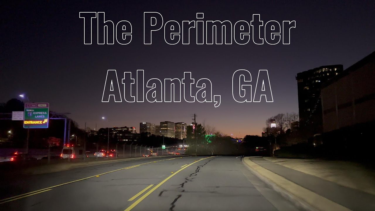 4K Magic Hour POV Drive 🌅 | Perimeter Mall ➡️ Cumberland Mall | Atlanta Metro 🚗✨