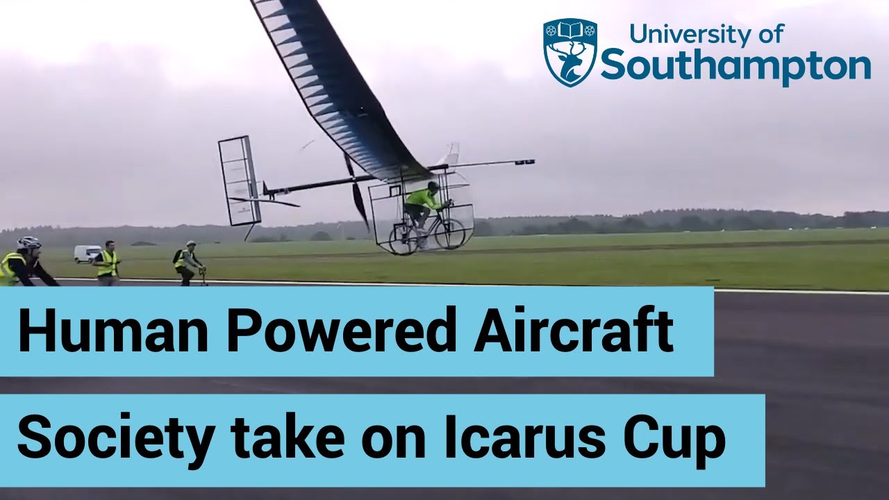 Human Powered Aircraft Society take on the Icarus Cup | University of Southampton
