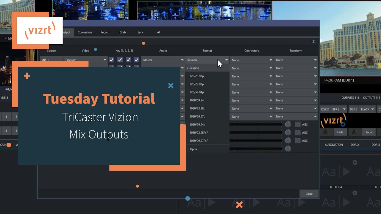 Tuesday Tutorial : TriCaster Vizion Mix Outputs