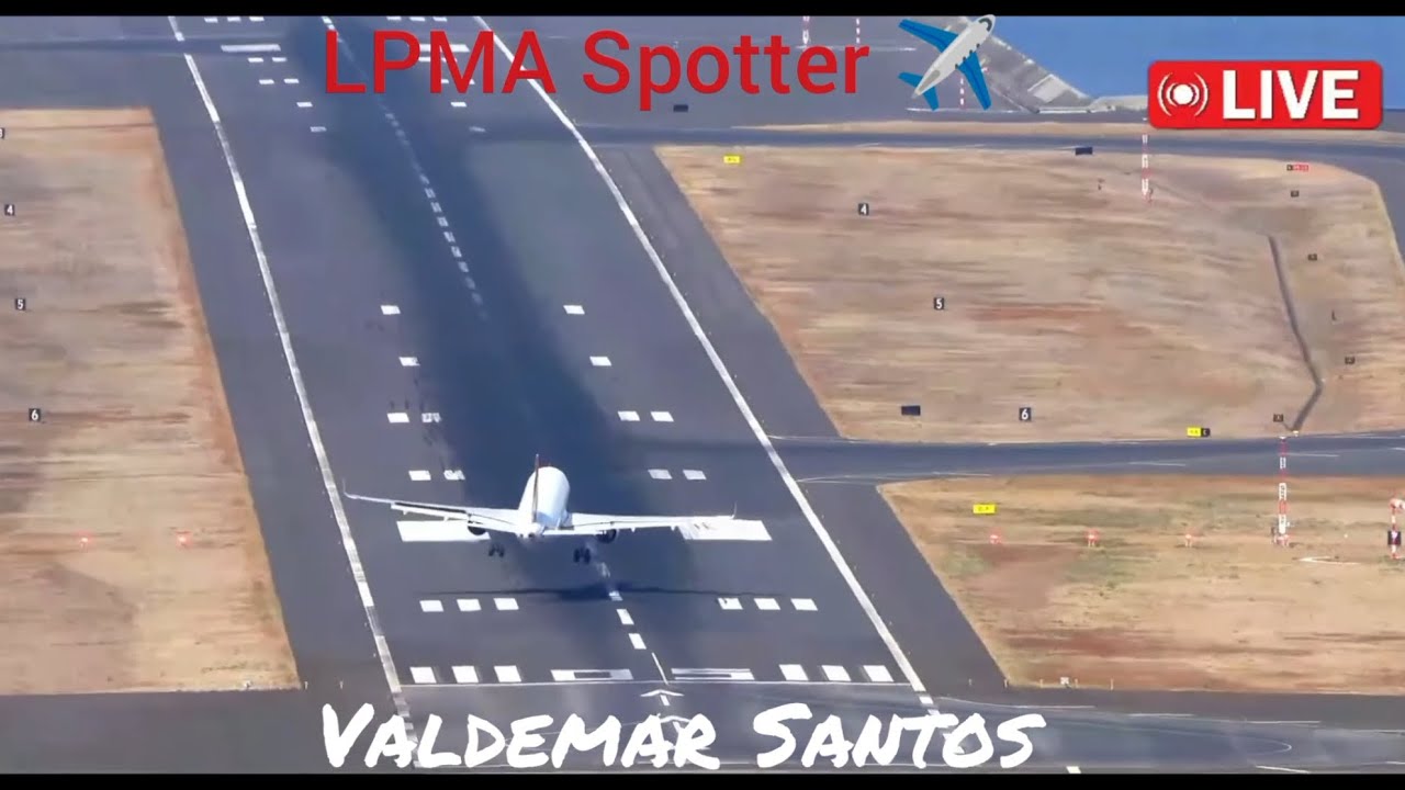 Madeira Airport Live Action LPMA Spotter ✈️ 10/01/2026