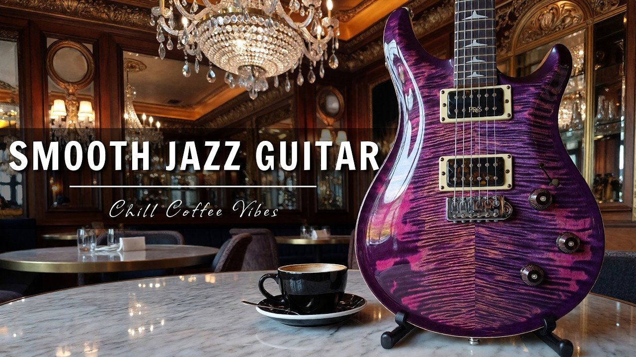 Smooth Jazz Guitar Music - Cool Cafe Vibes &bull; Relaxing Guitar Music for Cafe, Study & Work