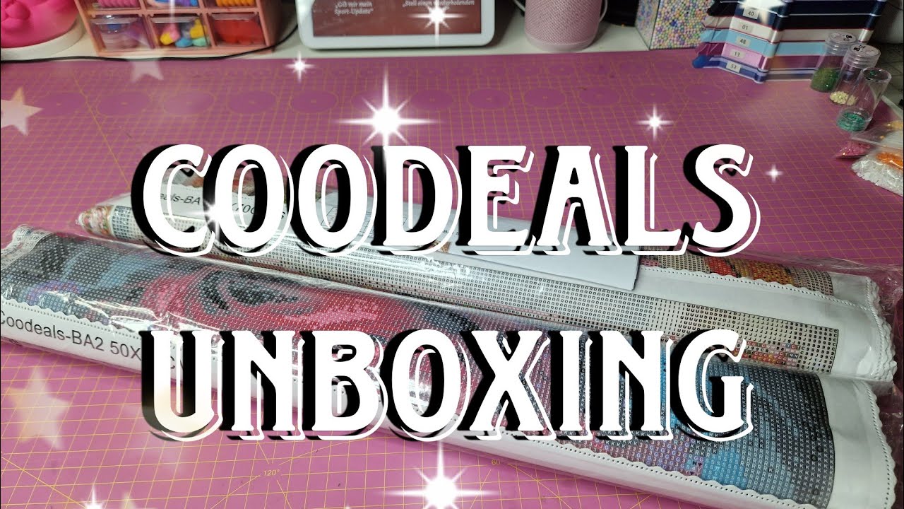 Coodeals Unboxing/HAUL ! Coodeals hat neue Leinwände und Ab Steinchen ! MEGA ! #coodeals #haul