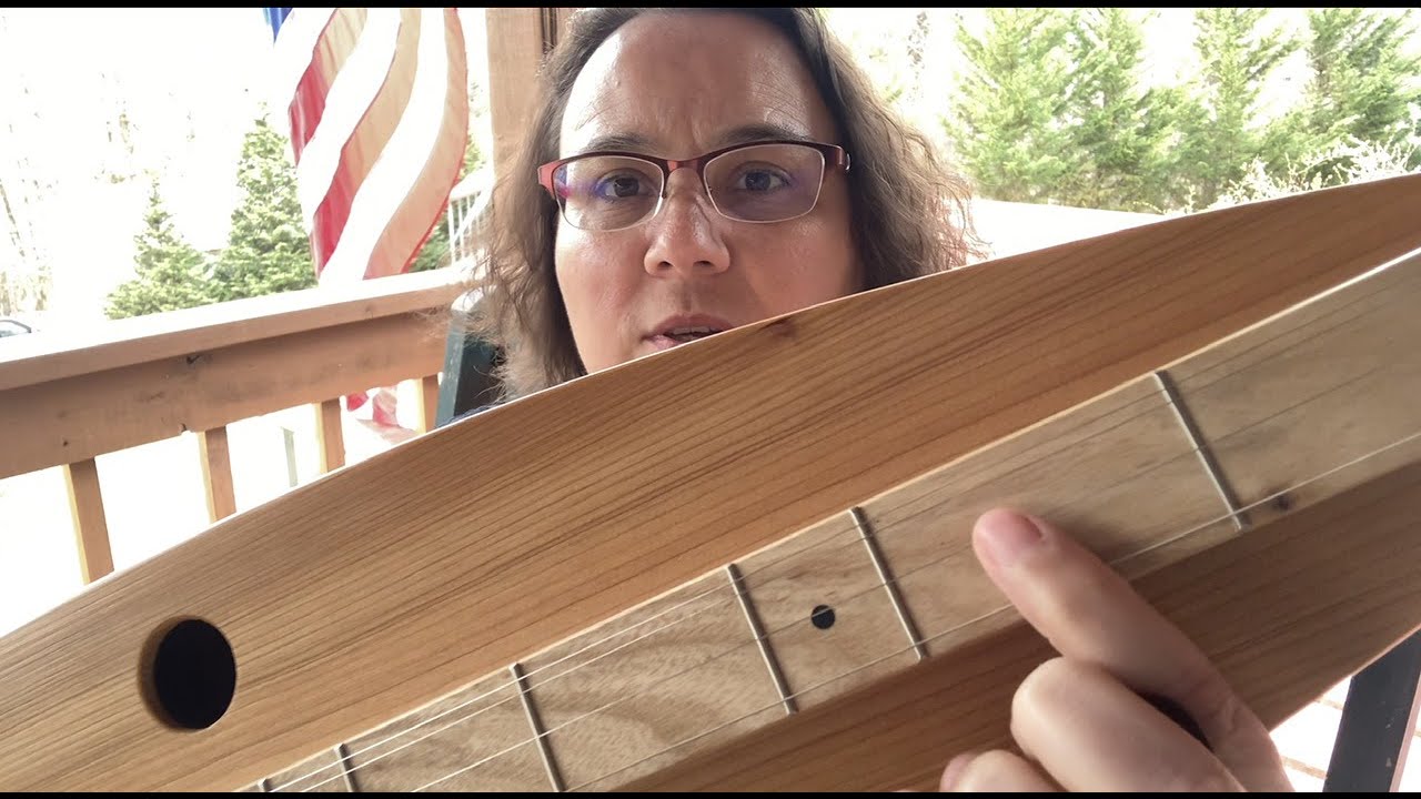 Beginner Dulcimer Tip  - remove double melody string