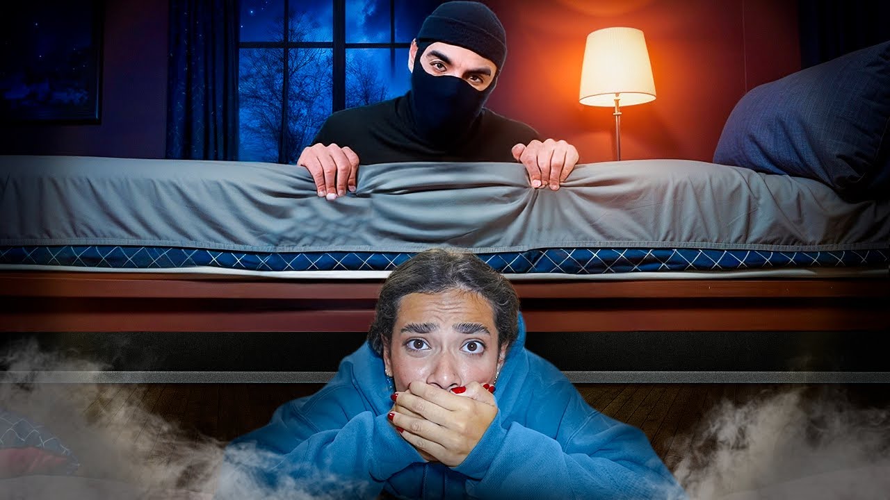 INVADIRAM MINHA CASA E EU TIVE QUE ME ESCONDER *muito medo