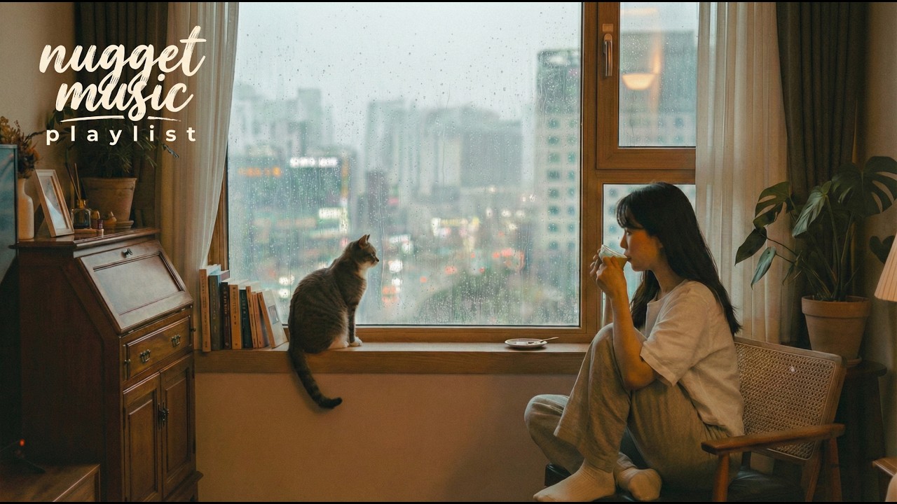 [playlist] 비 오는 창밖 보면서 따뜻한 코코아 한 잔, 아무 생각 안 하기 | 감성너겟