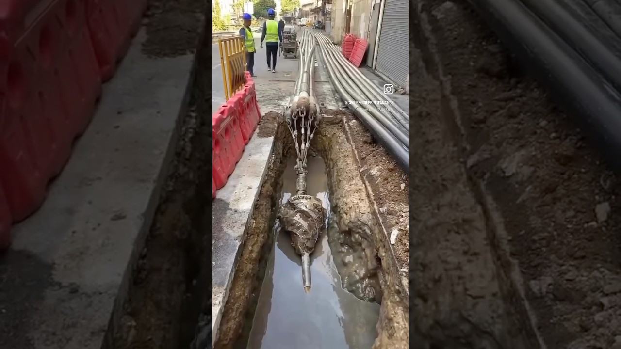 Horizontal Directional Drilling #HDD #horizontaldirectionaldrilling #undergroundconstruction