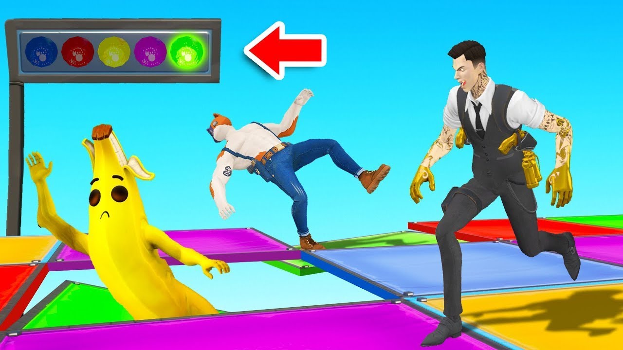 2 YOUTUBER vs LUCKYBLOCKS MInigames in Fortnite