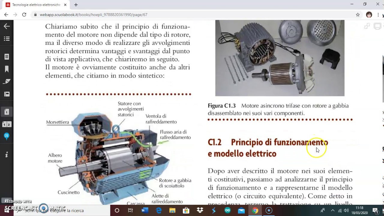 motore asincrono trifase video 1