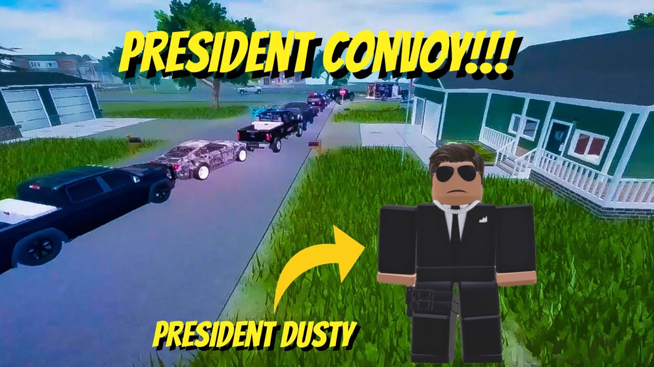 President convoy roleplay!!! (American plains mudding)