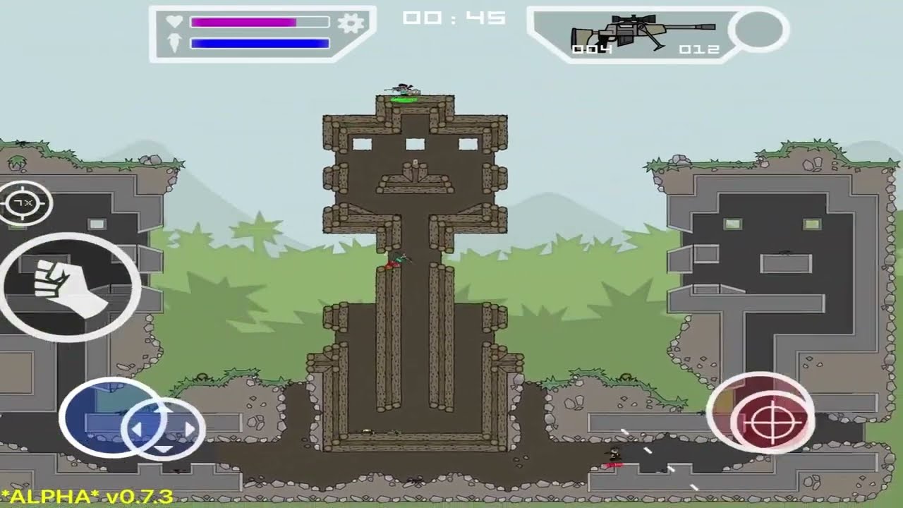 Da2 mini militia: LV vs TDL clanwar (deleted video)