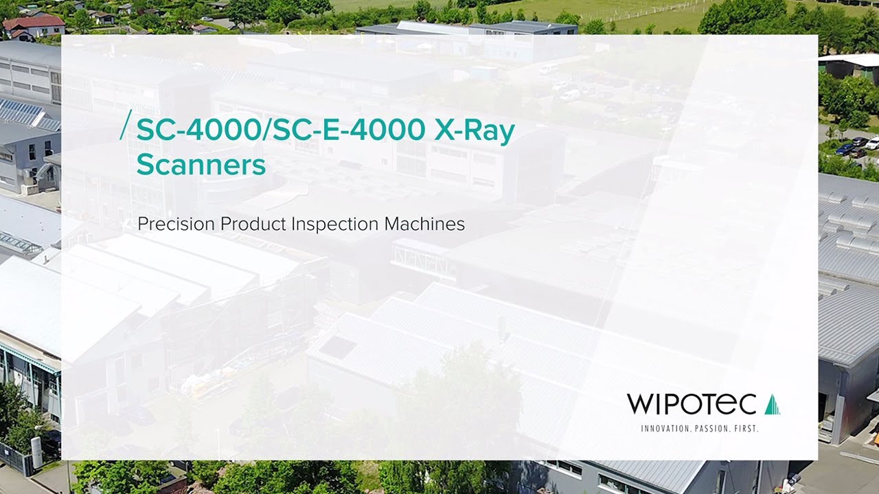 Product Inspection SC-4000/SC-E-4000 X-Ray Scanners
