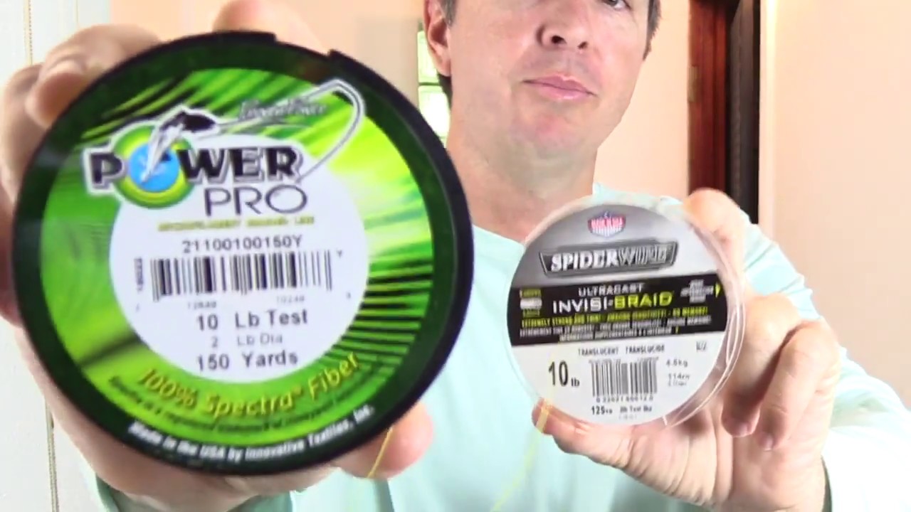 Spiderwire Ultracast Invisi-Braid vs PowerPro Knot Test