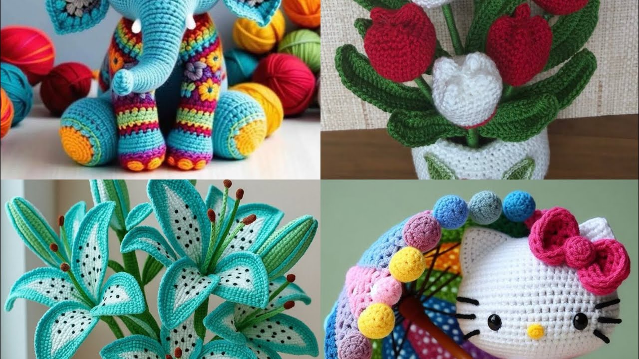 Most Attractive and Beautiful handmade crochet home Decor/DIY Ideas/table runners/home organizer's 