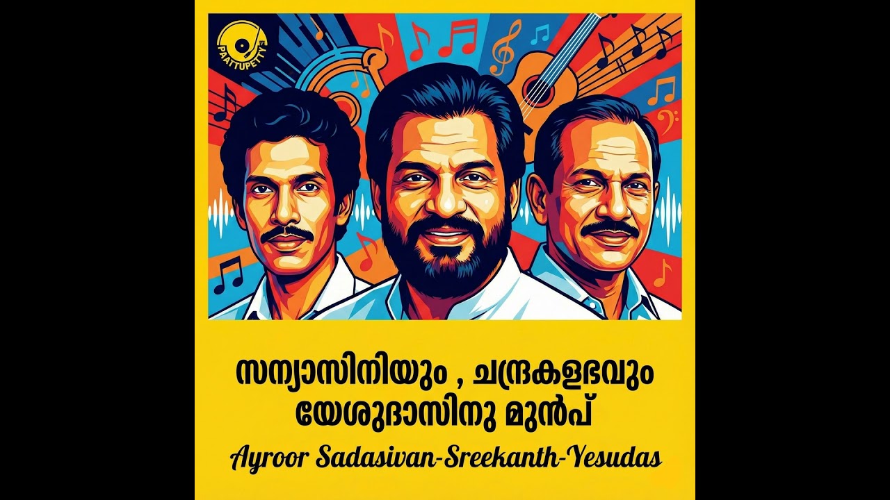 സന്യാസിനിയും ചന്ദ്രകളഭവും യേശുദാസിനു മുൻപ് | Ayiroor Sadasivan | Sreekanth
