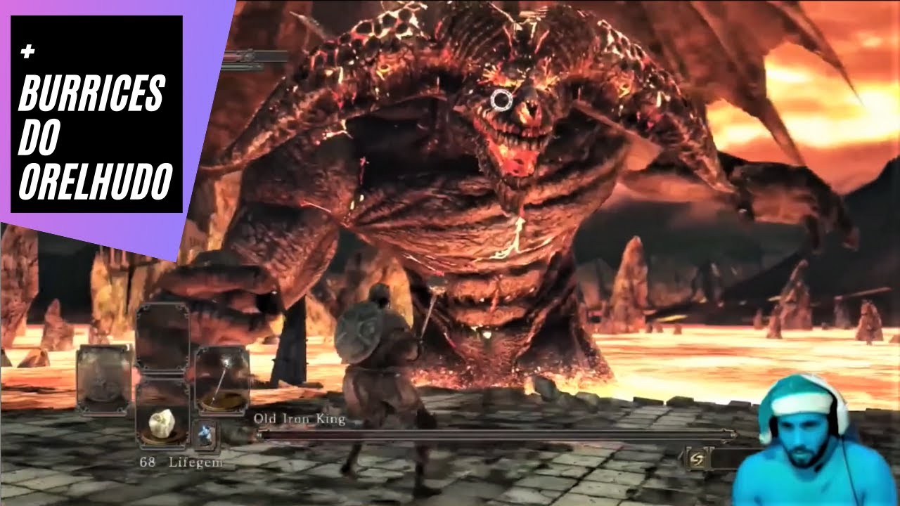 Smzinho morre faltando 1 hit no boss e surta loucamente - Dark Souls 2 - Scholar of the First Sin