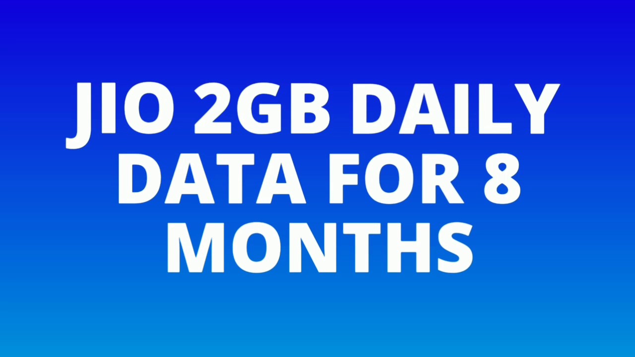 Jio new offer till January 2018